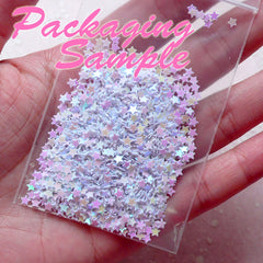 Shell Sequin / Seashell Confetti (AB Transparent / 13mm x 14mm / 4g) Beach Decoration Card Embellishment Scrapbooking Sewing Supply SPK98