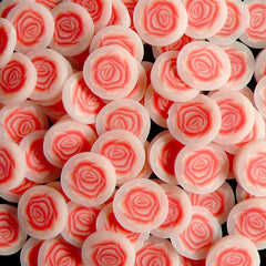 Rose Polymer Clay Cane Flower Fimo Cane Nail Art Nail Decoration Scrapbooking Fake Mini Cupcake Topper Earrings Making CFW023