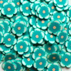 Polymer Clay Cane - Green Flower - for Miniature Food / Dessert / Cake / Ice Cream Sundae Decoration and Nail Art CFW052