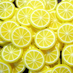 Polymer Clay Cane - Fruit - Lemon (LARGE / BIG) - for Miniature Food / Dessert / Cake / Ice Cream Sundae Decoration and Nail Art BC72