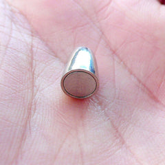CLEARANCE 1.5mm Ball Chain Connector Clasp (100pcs / 2mm x 5mm / Dark, MiniatureSweet, Kawaii Resin Crafts, Decoden Cabochons Supplies
