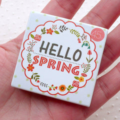 CLEARANCE Spring Sticker / Season Sticker (45pcs) Gift Bag Seal Label Home Decor Spring Scrapbook Collage Diary Decoration Journal Planner Deco S307