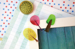 Tree Sticker / Transparent PVC Sticker (40-45pcs) Home Decor Journal Decoration Diary Planner Deco Nature Scrapbooking Card Making S299