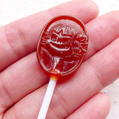 CLEARANCE Faux Cola Lollipop Cabochon (1 piece / 19mm x 61mm / Brown / 3D) Imitation Sweets Craft Fake Food Kawaii Candy Embellishment Decoden FCAB400
