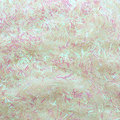 CLEARANCE Super Fine Confetti / Tiny Bar Glitter Sprinkles (AB White / 4g) Home Decor Nail Art Resin Cabochon Making Glitter Roots Scrapbooking SPK107