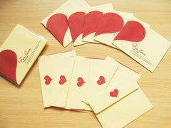 Small Love Envelopes / Mini Valentine Day Envelope (10pcs / 9.7cm x 7.4cm / 3.81" x 2.91") Square Flap Envelope Wedding Invitation Card S330