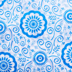 Glassine Envelopes with Floral Pattern / Wax Paper Envelope in Oriental Porcelain Style (5pcs / 17.5cm x 12.7cm / 6.88" x 5" / Blue) S333