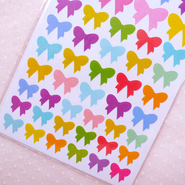 DEFECT Colorful Ribbon Stickers (6 Sheet / 300pcs) Kawaii Diary Deco S ...