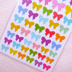 DEFECT Colorful Ribbon Stickers (6 Sheet / 300pcs) Kawaii Diary Deco Sticker Card Making Cute Scrapbook Embellishment Seal Stickers S344