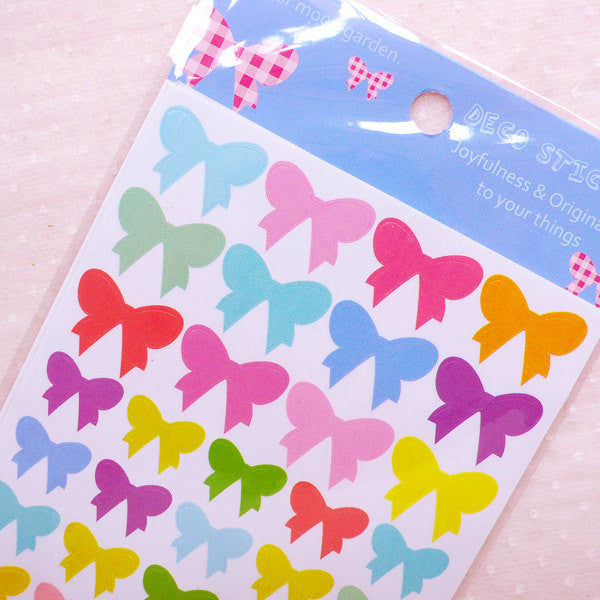 DEFECT Colorful Ribbon Stickers (6 Sheet / 300pcs) Kawaii Diary Deco S ...