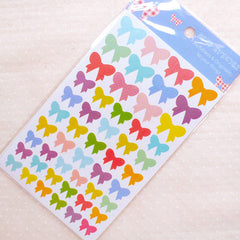 DEFECT Colorful Ribbon Stickers (6 Sheet / 300pcs) Kawaii Diary Deco Sticker Card Making Cute Scrapbook Embellishment Seal Stickers S344