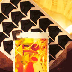 Black Photo Corners Sticker (1 Sheet / 24pcs) Self Adhesive Film Corners Photograph Embellishment Photo Album Decoration S381
