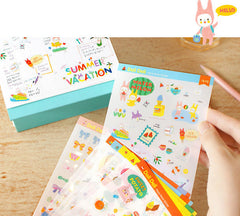 Deli Deli More More Sticker / Journal Deco Stickers / Clear Sticker (8 Sheets / Season Christmas) Kawaii Filofax Erin Condren Planner S387