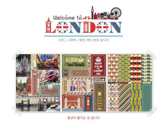 Welcome To London Stickers / Journal Diary Organizer Filofax Planner Sticker (3 Sheets) Travel England United Kindgom UK Photo Sticker S411