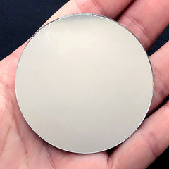 Seashell Mirror Silicone Mold with Round Mirror | Sea Shell Mold | Kawaii Resin Art Supplies | Mermaid Accessories DIY (70mm x 70mm)