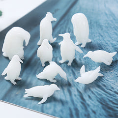 3D Penguin Figurine | Miniature Animal Resin Inclusion | Resin World DIY | Resin Craft (1 piece / 15mm 19mm 23mm)